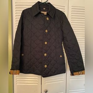 AUTHENTIC BURBERRY QUILTED SHELL JACKET midnight blue